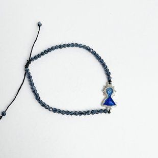 Pulsera "Virgen del Pilar" Bolas azules 535.1B-7 фото