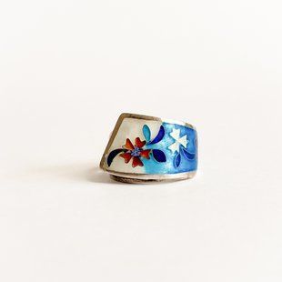Anillo "Flor de Nieve" 16G фото