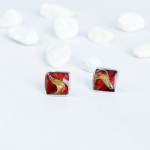 Сережки "Вогонь" 302F фото
