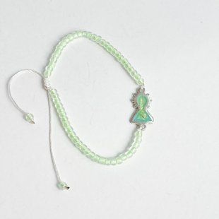 Pulsera "Virgen del Pilar" Bolas verdes 535.1B-10 фото