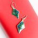 Pendientes "Cometa Verde" 305 фото 2