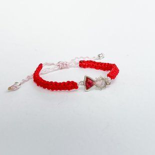 Pulsera "Virgen del Pilar" Rosa-rojo 535.1B-6 фото